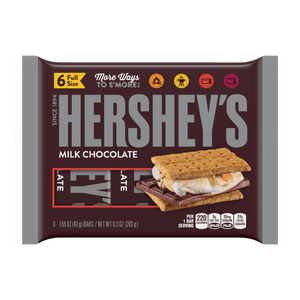 Hersheys Milk Chocolate Bar 6pk@1.55oz/43g