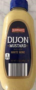 Burmans Mustard Dijon 12oz/340g