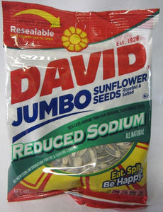 David Jumbo Reduced Sodium Sunflower Seed 5.25oz/149g
