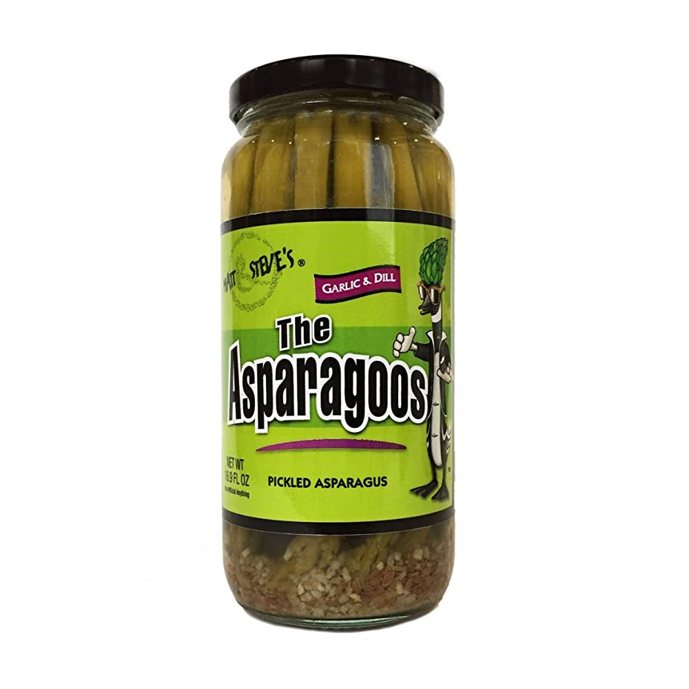 Matt & Steves Asparagoos Garlic & Dill 17.6oz/500g