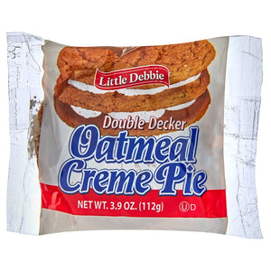 Little Debbie Oatmeal Creme Pie double decker Single 3.9oz/112g