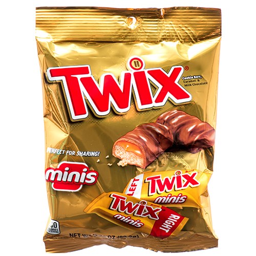 Twix Minis Bag 2.43oz/68.9g