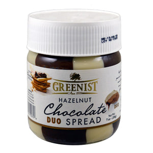 Greenist Hazelnut Chocolate Duo Spread 7oz/200g