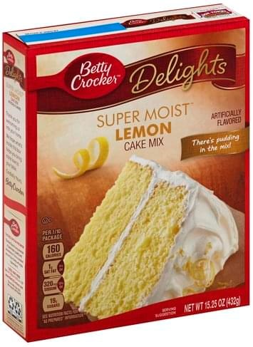 Betty Crocker Cake Mix Delights Lemon 15.25oz/432g