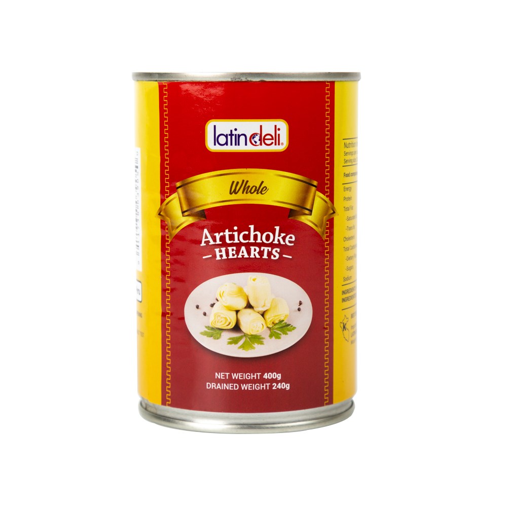 Latin Deli Whole Artichoke Hearts 400g