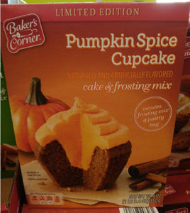 Bakers Corner Cupcake & Frosting Mix Pumpkin Spice 19.4oz/550g