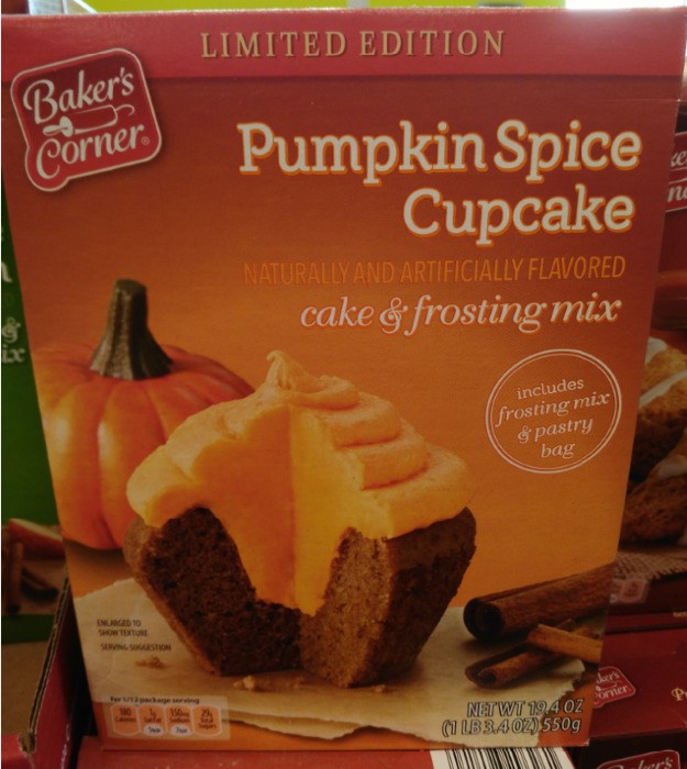 Bakers Corner Cupcake & Frosting Mix Pumpkin Spice 19.4oz/550g
