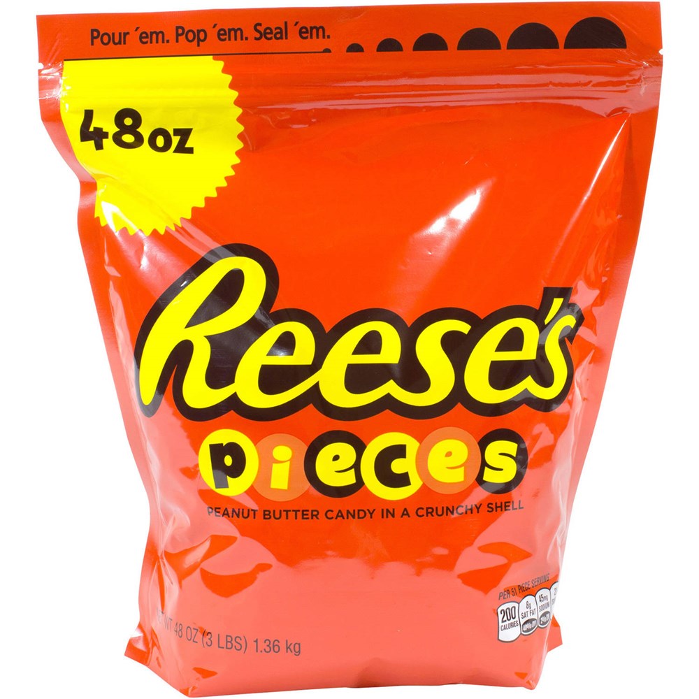 Reeses Pieces Bag 48oz/1.36kg