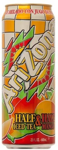 Arizona Half & Half Mango 23floz/680ml