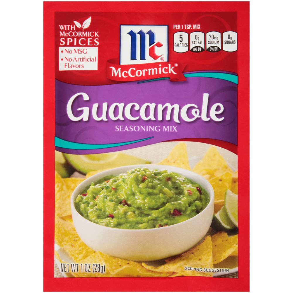 McCormick Guacamole Seasoning Mix 1.25oz/35g
