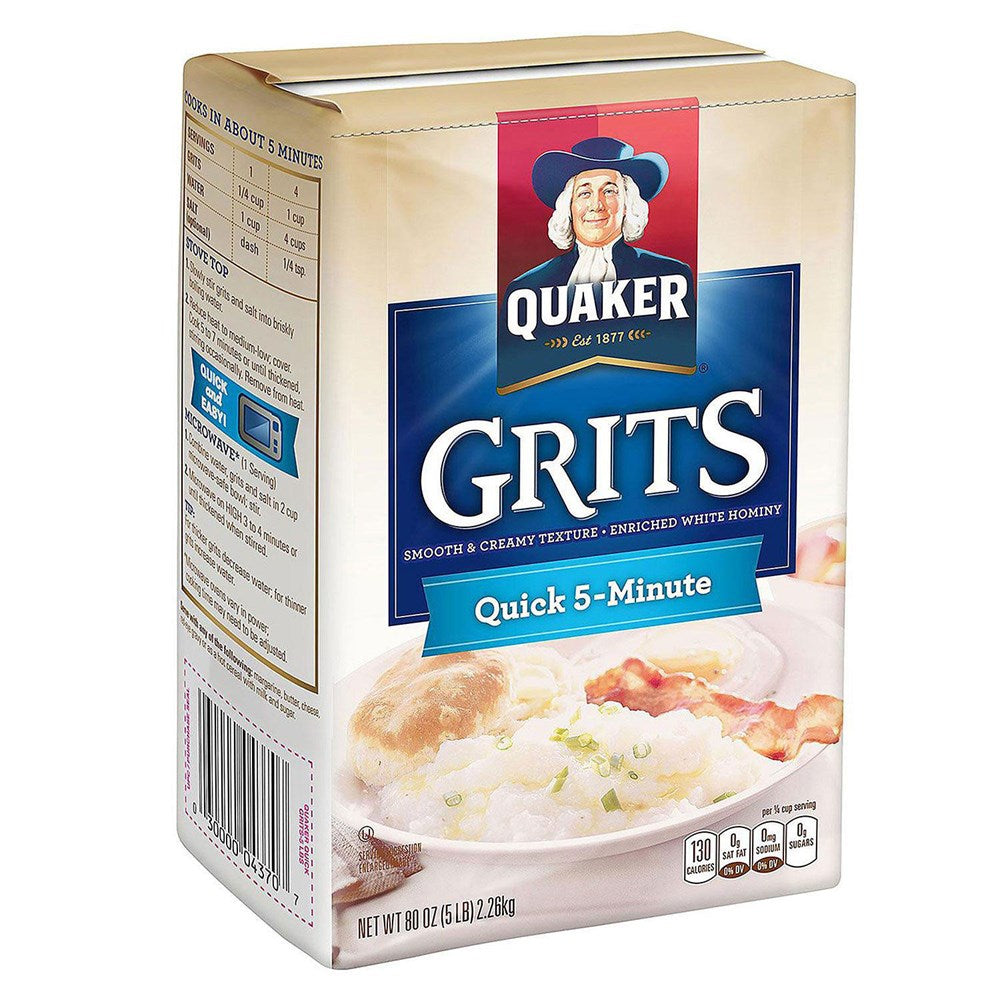 Quaker Grits Quick 5 Minute 80oz/2.26kg