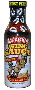 Ass Kickin Wing Sauce with Ghost Pepper 13floz/384ml (Best Before Apr 2023)