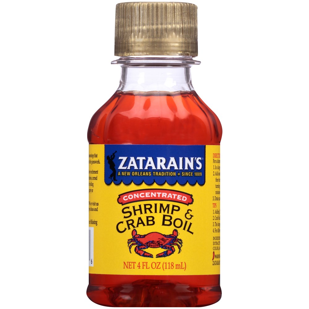 Zatarains Concentrated Shrimp & Crab Boil 4floz/118ml