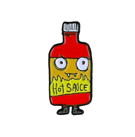 Yujean Dr Krinkles Hot Sauce Enamel Pin