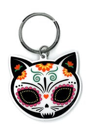 Yujean Gato Muerto key ring chain
