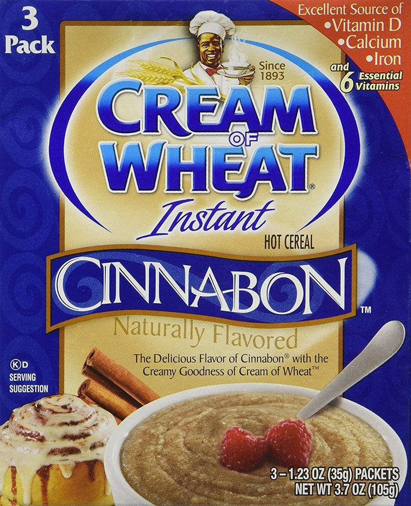 Cream of Wheat Instant Cinnabon Cinnamon Sugar Flavor 3.7oz/104.8g