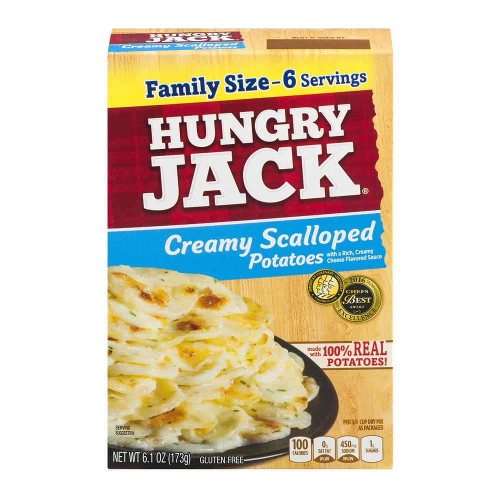 Hungry Jack Cheesy Scalloped Potatoes 6.1oz/173g