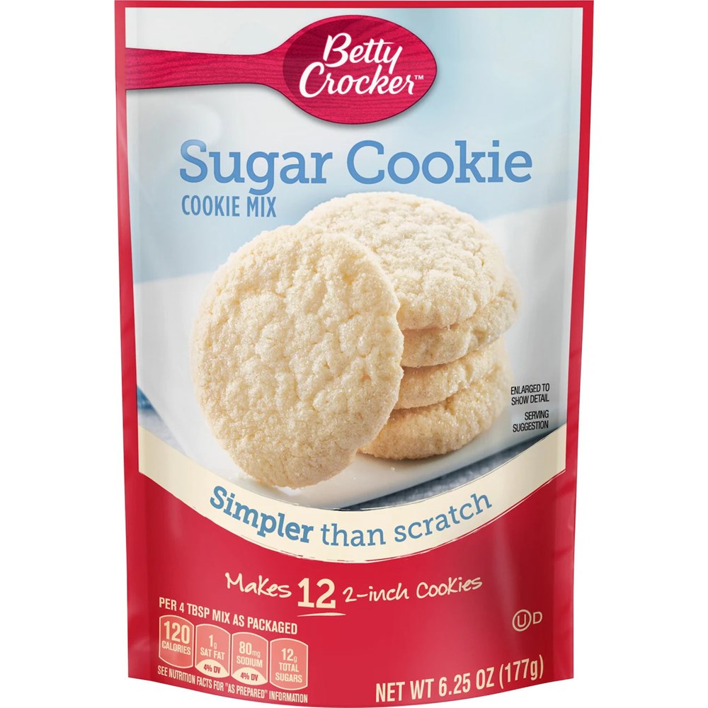 Betty Crocker Cookie Mix Sugar Cookie  6.25oz/177g