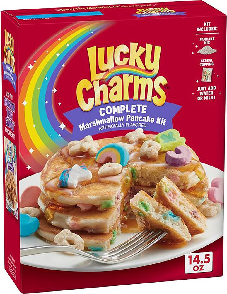 Lucky Charms Complete Marshmallow Pancake Kit 14.5oz/411g
