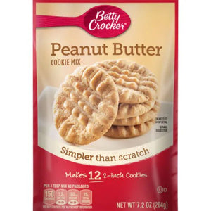 Betty Crocker Cookie Mix Peanut Butter 7.2oz/204g