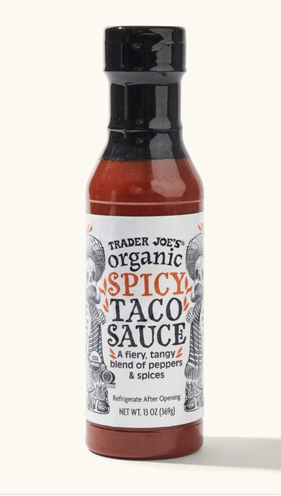 Trader Joes Organic Spicy Taco Sauce 13oz/369g