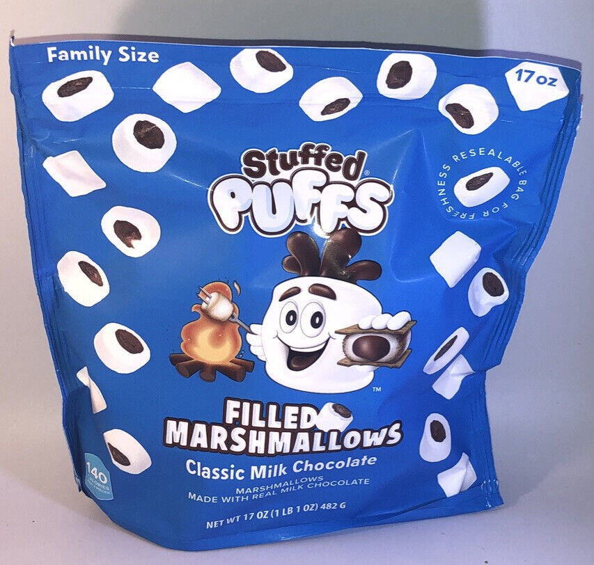 Stuffed Puffs Chocolate Filled Marshmallows 17oz/482g