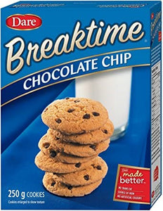 Dare Breaktime Chocolate Chip Cookies 8.8oz/250g