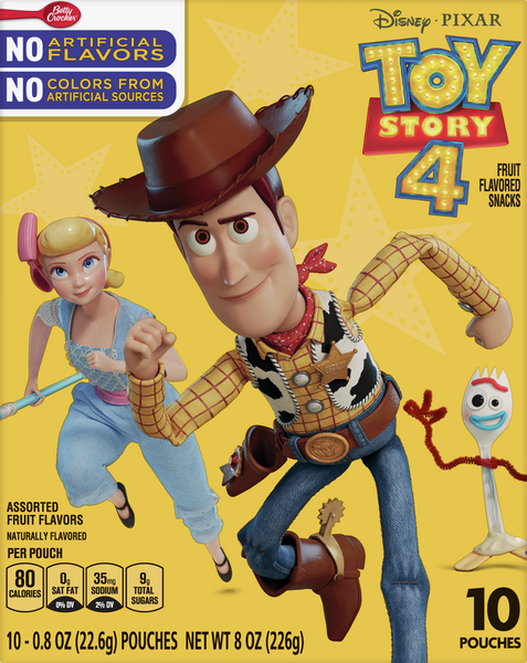 Betty Crocker Fruit Snacks Toy Story 8oz/226g