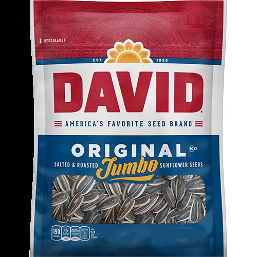 David Jumbo Original Sunflower Seeds 3.75oz/106g