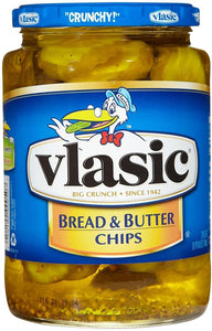Vlasic Bread & Butter Chips 24floz/710ml (Best Before 10 Apr 2025)