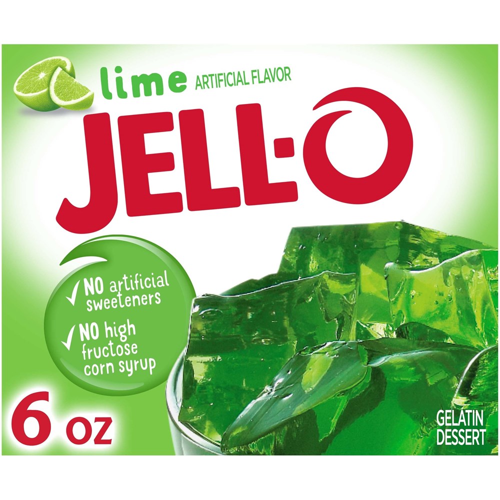 Jello Lime Gelatin 6oz/170g