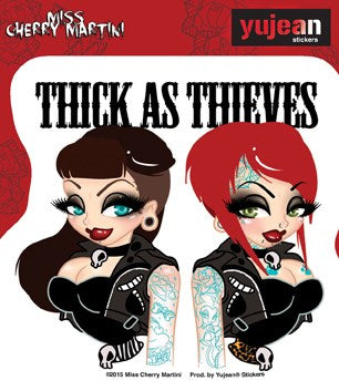 Yujean Thick as Thieves Sticker