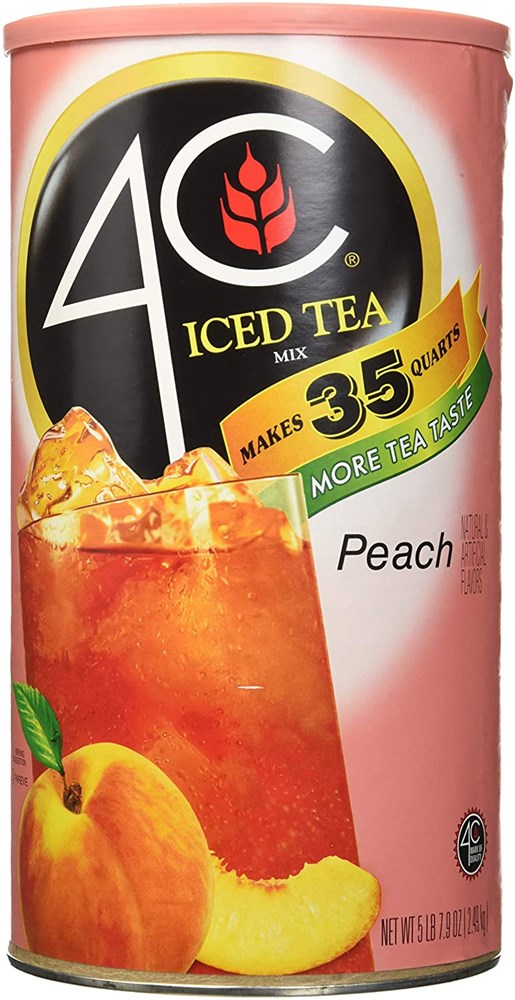 4C Iced Tea Mix Peach 5lb2.6oz/2.34kg