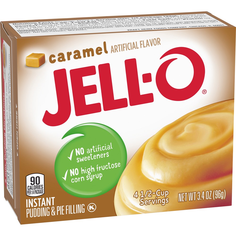 Jello Caramel Instant Pudding & Pie Filling 3.4oz/96g