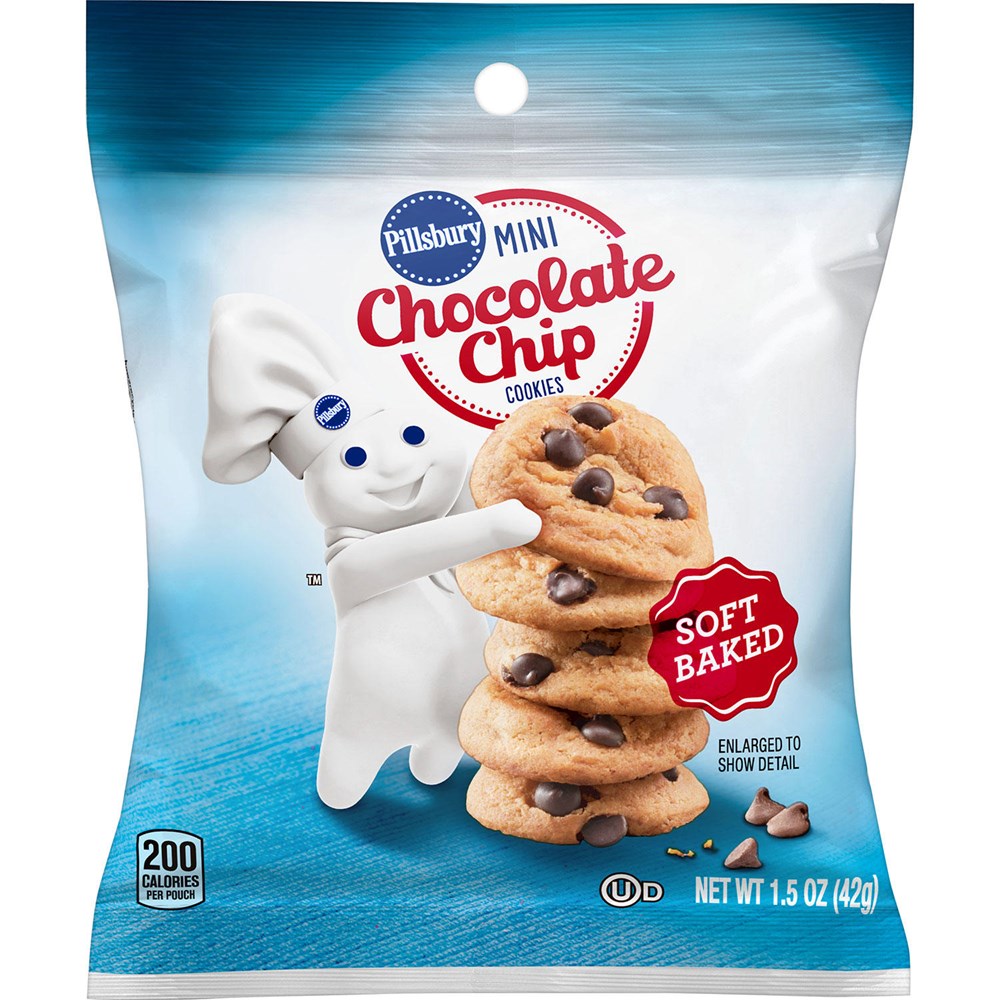 Pillsbury Soft Baked Mini Chocolate Chip Cookies 1.5oz/42g