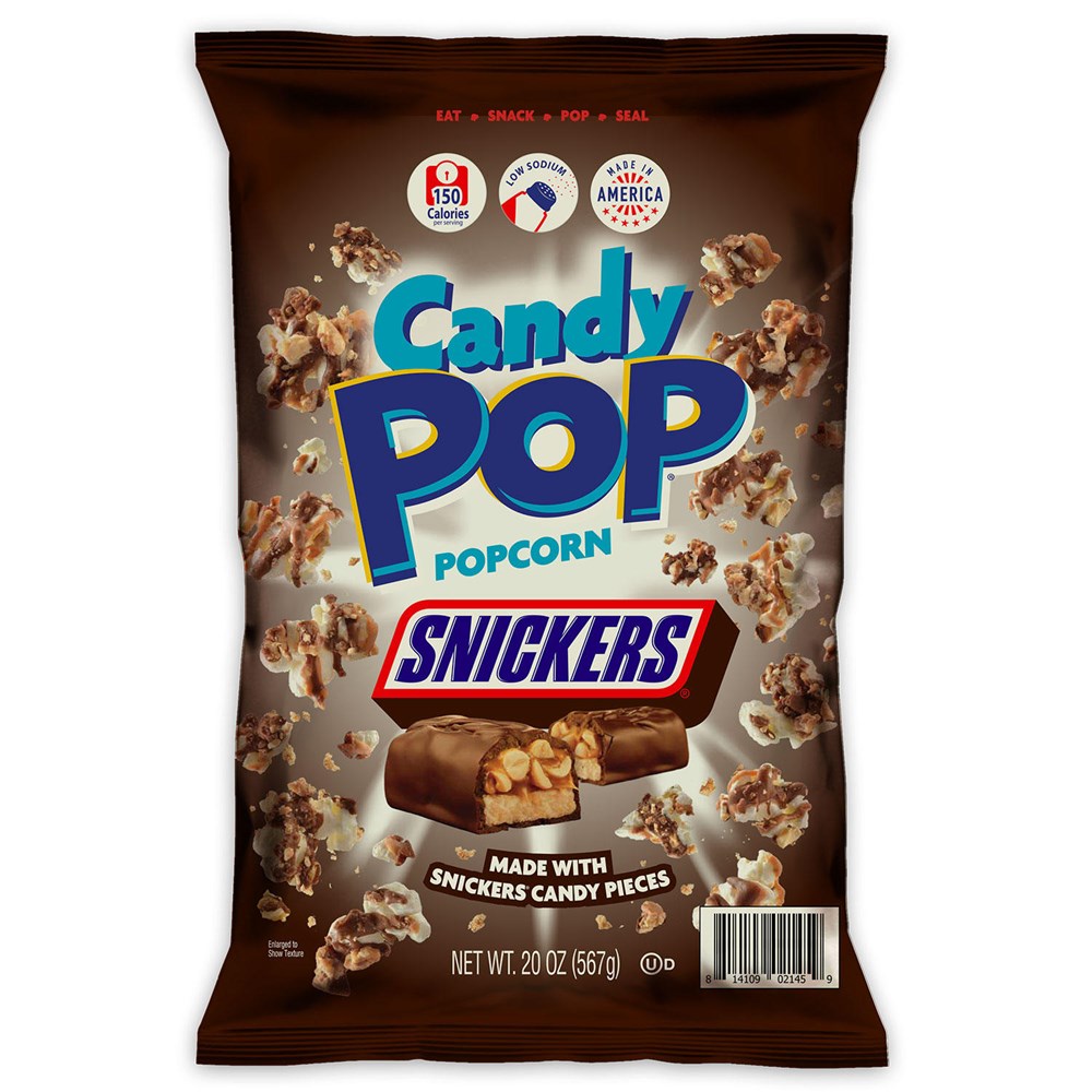 Candy Pop Popcorn Snickers 5.25oz/149g