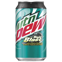 Load image into Gallery viewer, Mountain Dew Baja Blast 12floz/355ml
