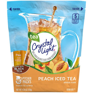 Crystal Light Peach Iced Tea 16pk 4.55oz/129g