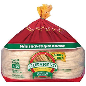 Guerrero Tortillas de Maiz Blanco Corn 5.5" 55pk