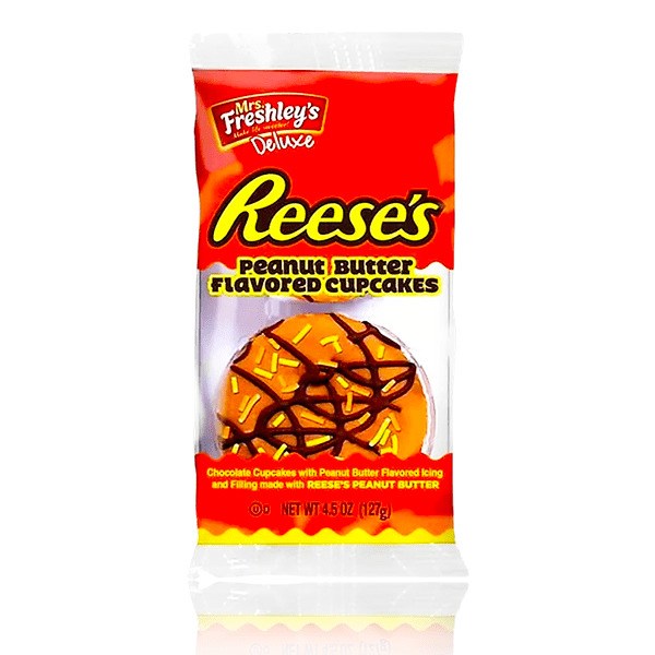 Mrs Freshleys Reeses Peanut Butter Cupcakes 2pk 4.5oz/128g