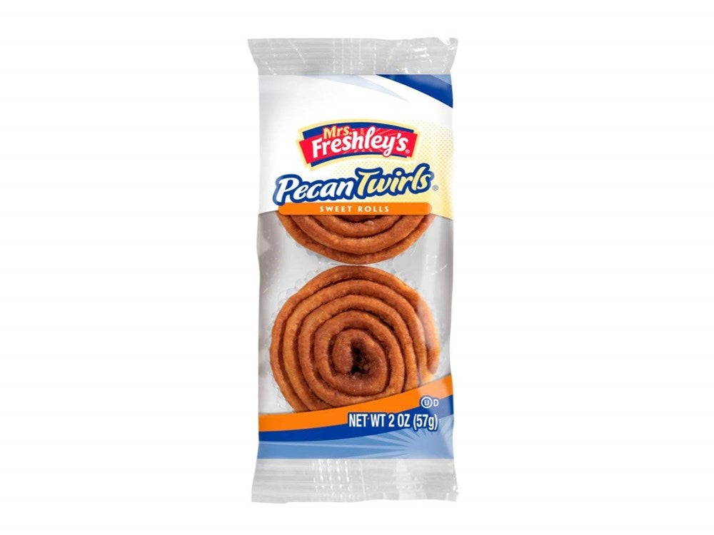 Mrs Freshleys Pecan Twirls 2pk 2oz/57g