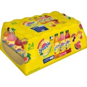 Snapple 7191 Variety Lemonade 24pk@20floz/591ml  Strawberry Pineapple, Watermelon, Black Cherry