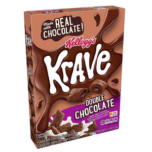 Kelloggs Krave Cereal Double Chocolate 11oz