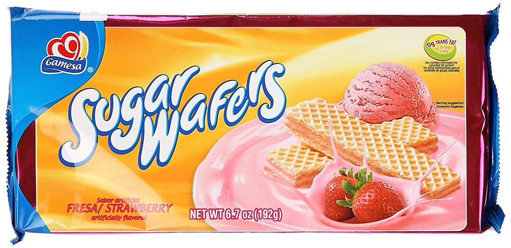 Gamesa Strawberry Sugar Wafers 6.7oz/192g