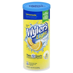 Wylers Light Drink Mix Lemonade Canister 3.1oz/87.8g