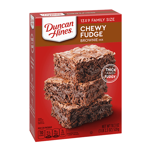 Duncan Hines Brownie Mix Chewy Fudge 18.3oz/520g