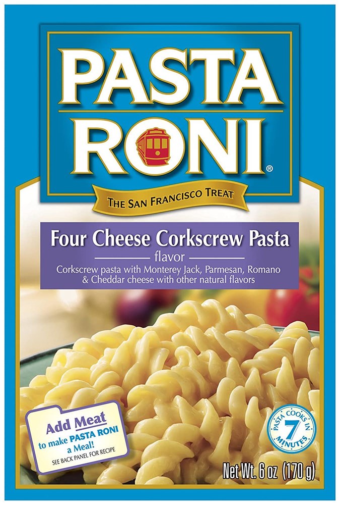 Pasta Roni Four Cheese Corkscrew Pasta 6oz/170g