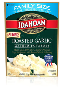 Idahoan Roasted Garlic Mashed Potatoes 8oz/227g