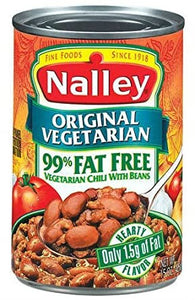 Nalley Original Vegetarian Chili with Beans 99% Fat Free 15 Oz/397g