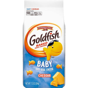Goldfish Baked Snack Crackers Cheddar Baby 7.2oz/204g